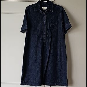 Eddie Bauer Dark Wash Denim Dress